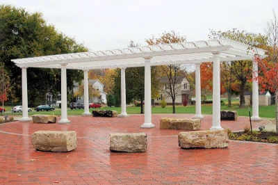 Pre Designed Fiberglass Pergola Round #2